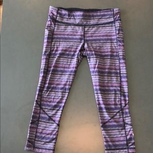 Lululemon Pace Rival Crop sz 10